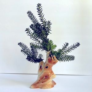Vintage Tree Vase Handmade OOAK